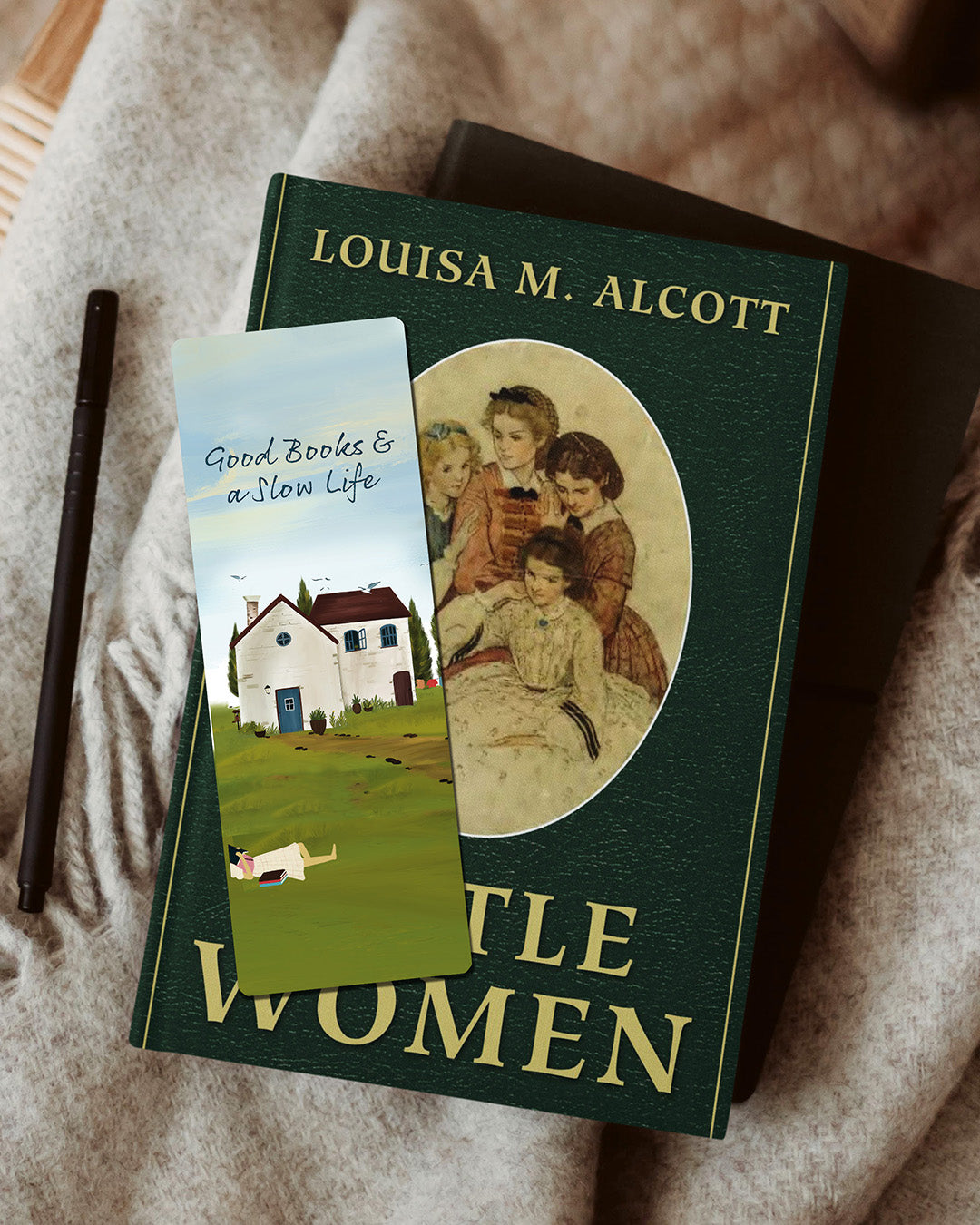 Good books & Slow life bookmark