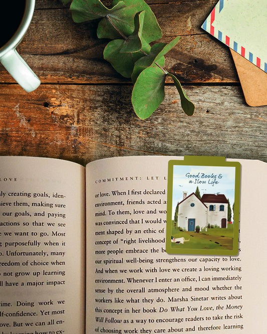 Good books & Slow life bookmark
