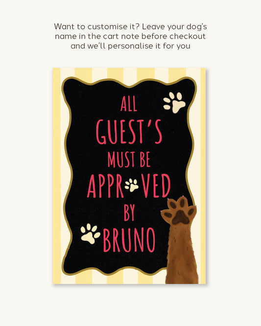 Guest Rules by Furry Boss (Customisable)