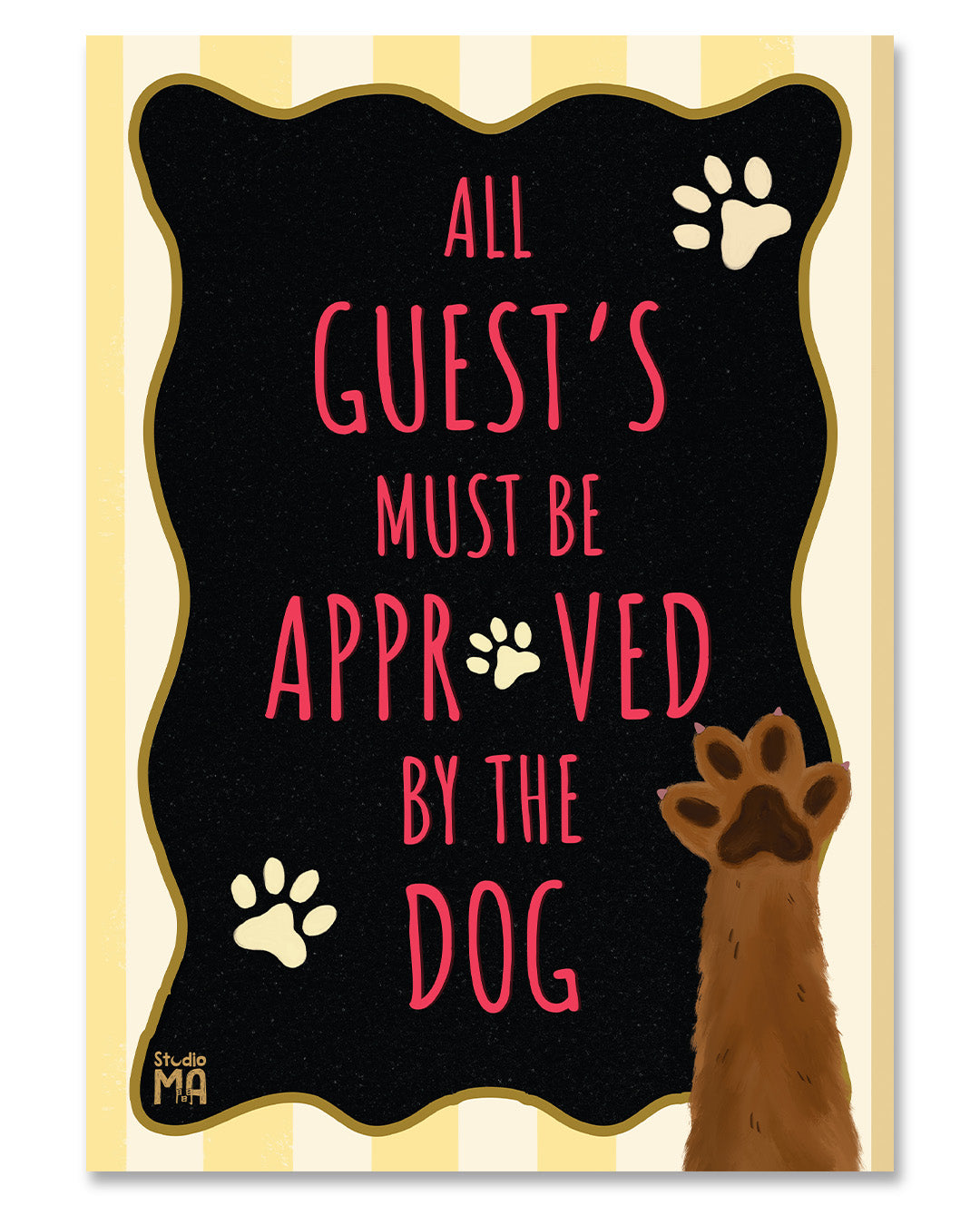 Guest Rules by Furry Boss (Customisable)