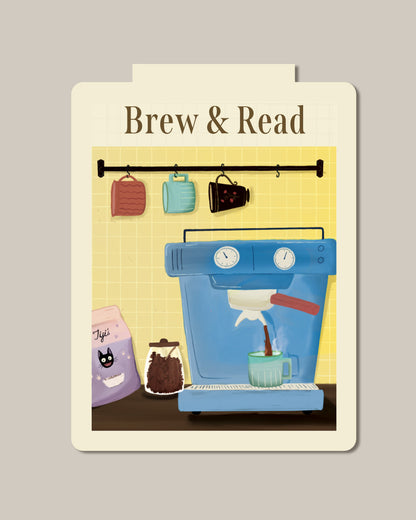 Brew & Read bookmark