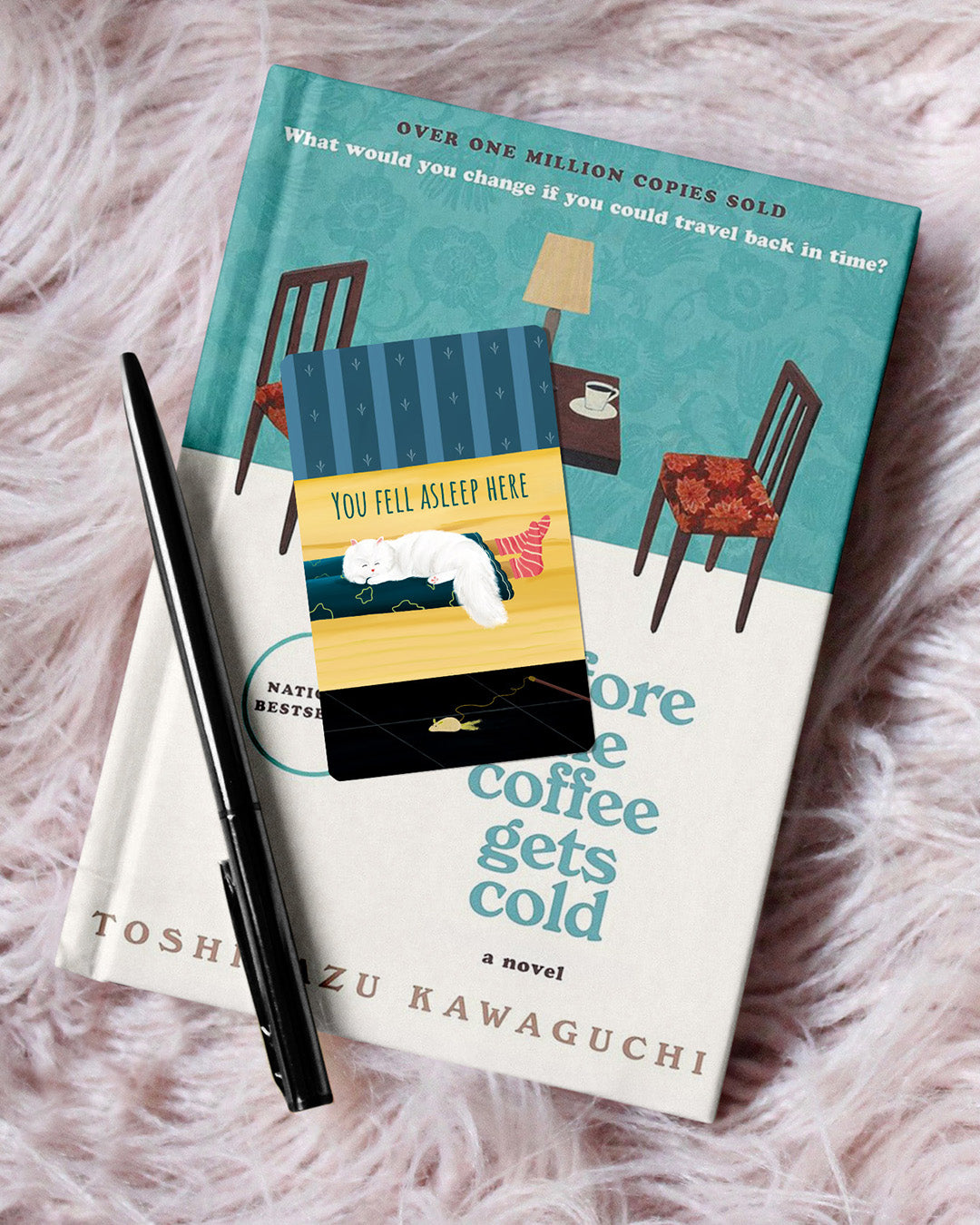 You fell asleep here bookmark