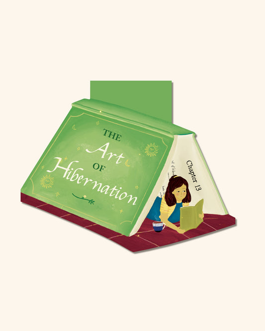 Art of hibernation bookmark