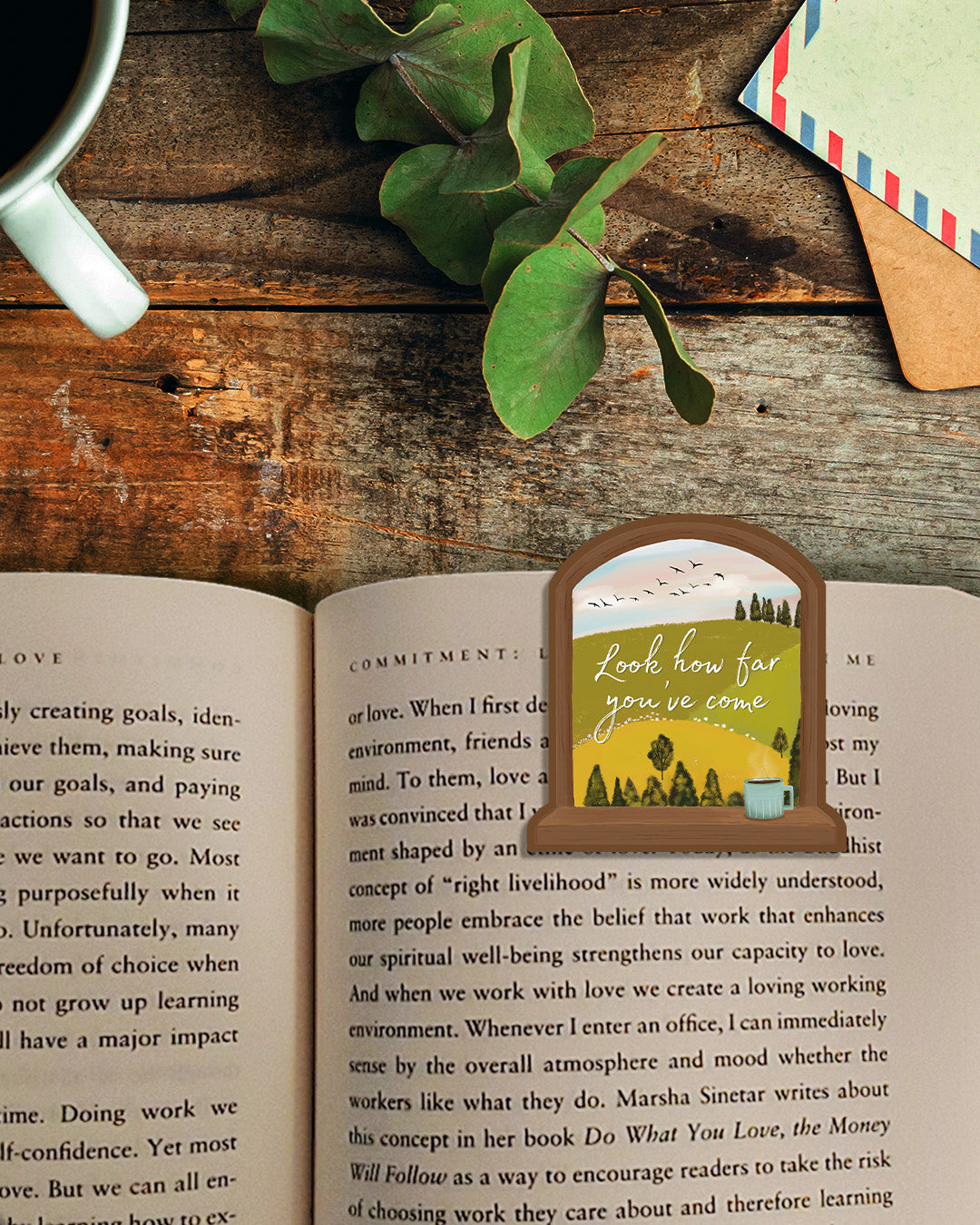 Look how far you've come bookmark