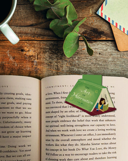 Art of hibernation bookmark
