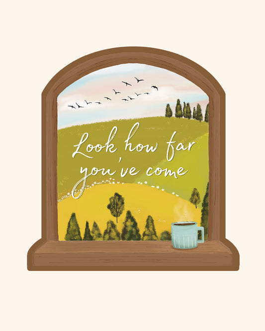 Look how far you've come bookmark