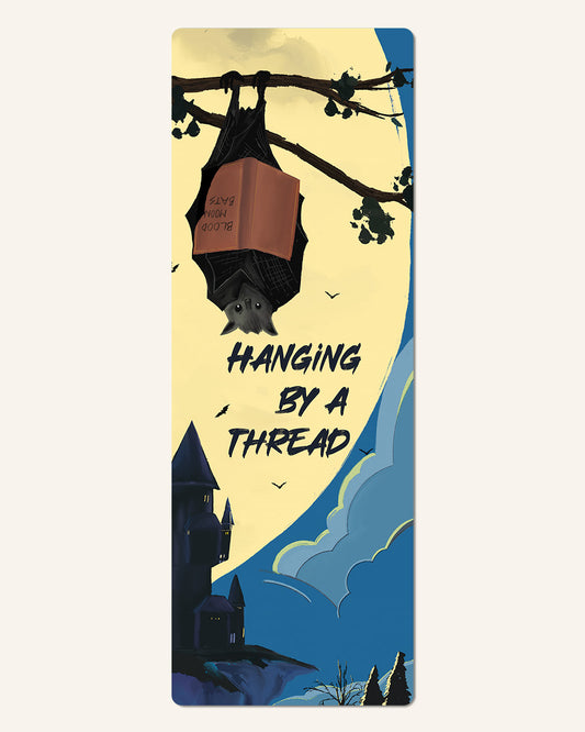 Hanging by a thread bookmark