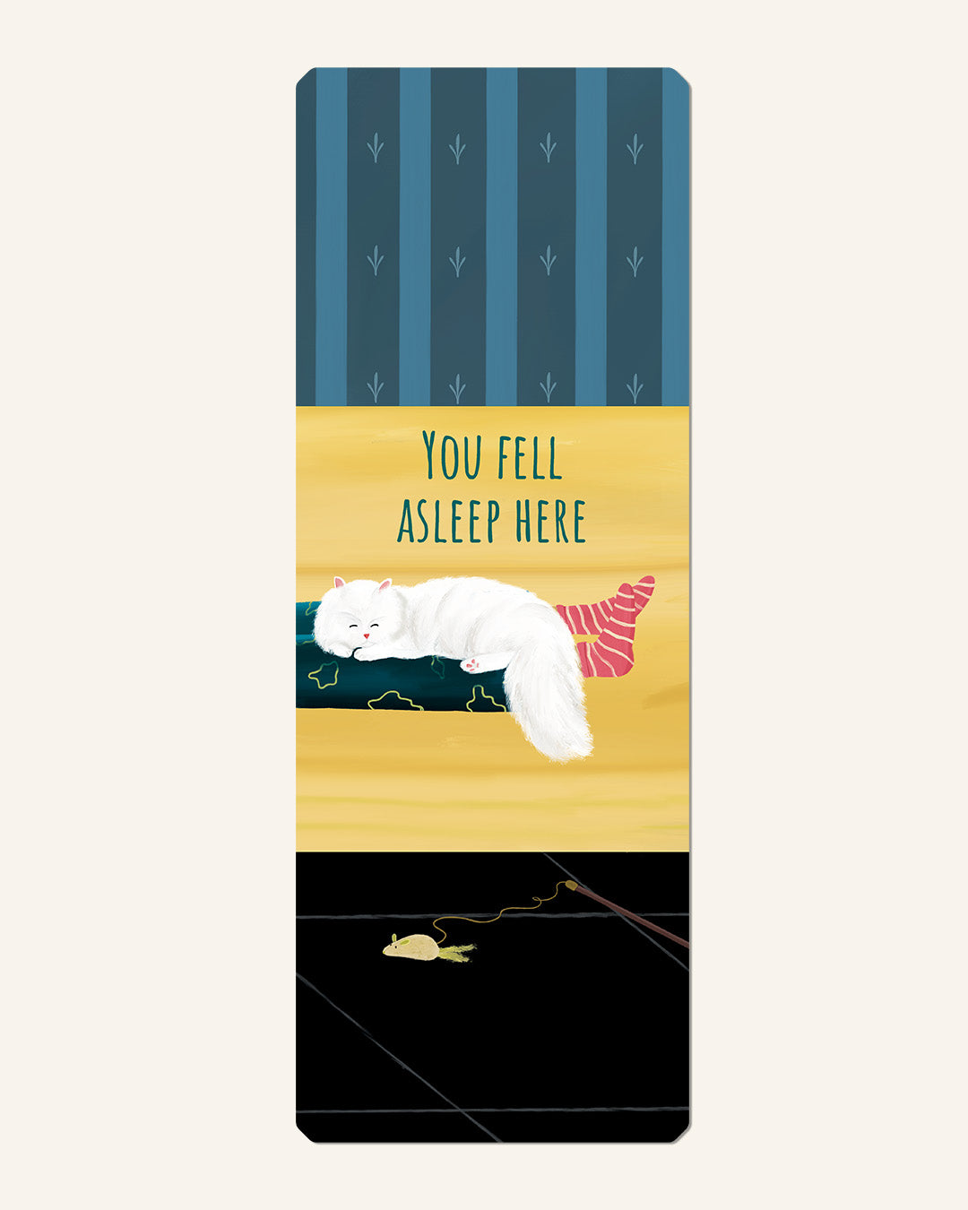 You fell asleep here bookmark