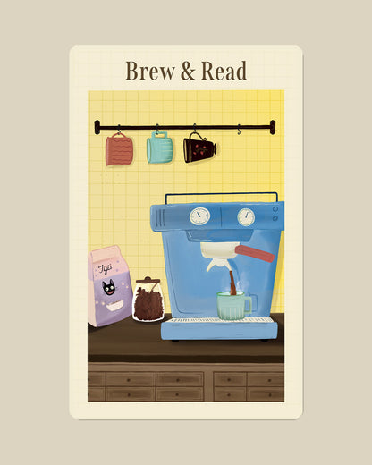 Brew & read bookmark