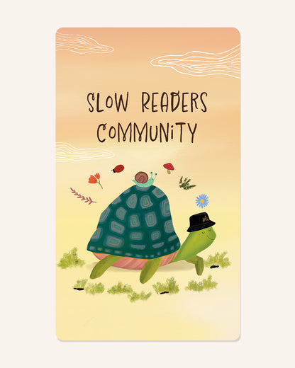 Slow Readers Community bookmark