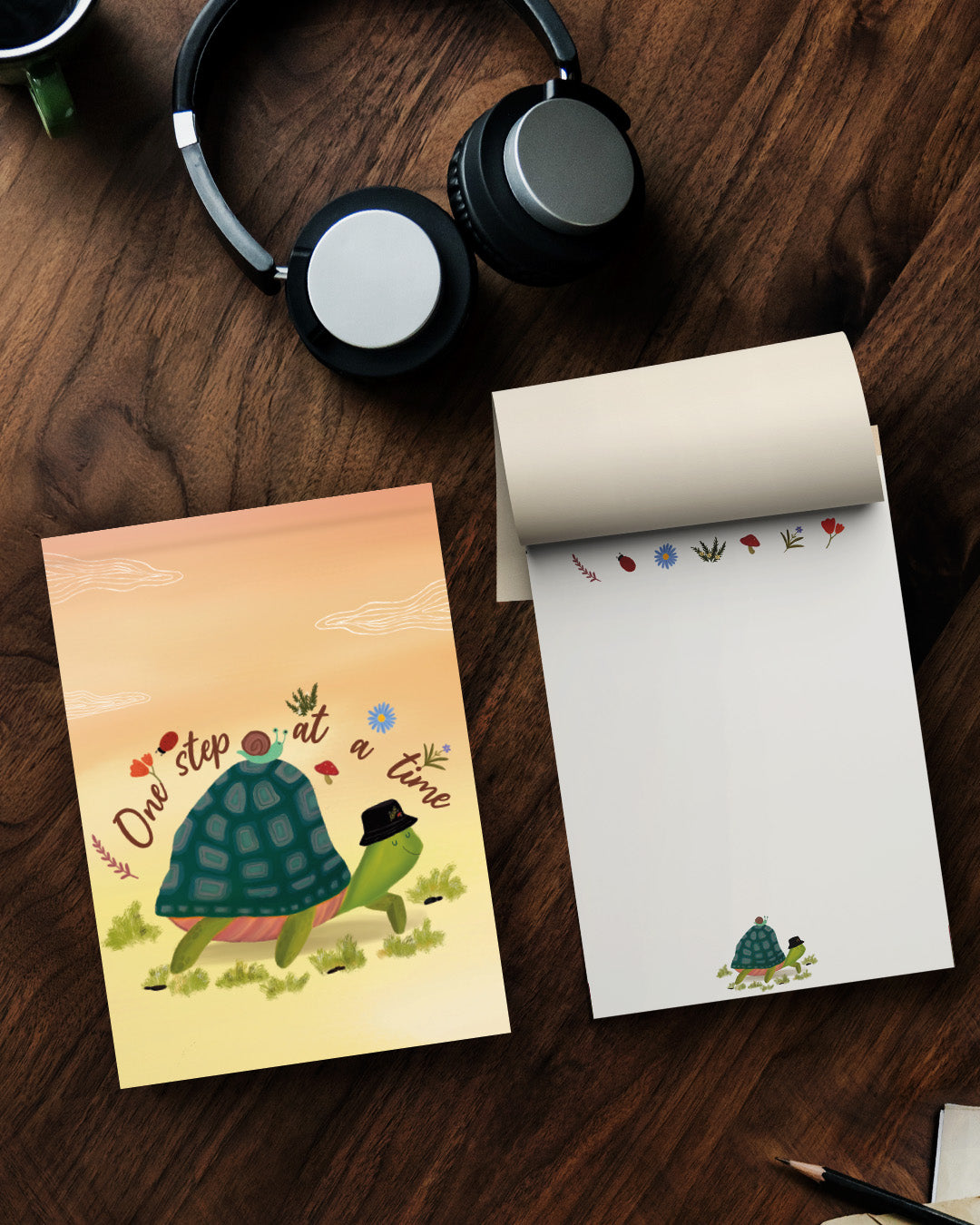 Turtle pace notepad