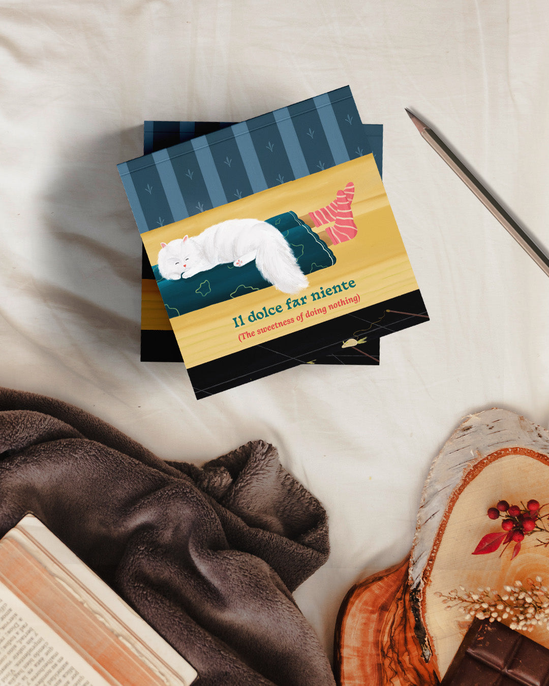 Il dolce far niente small notepad