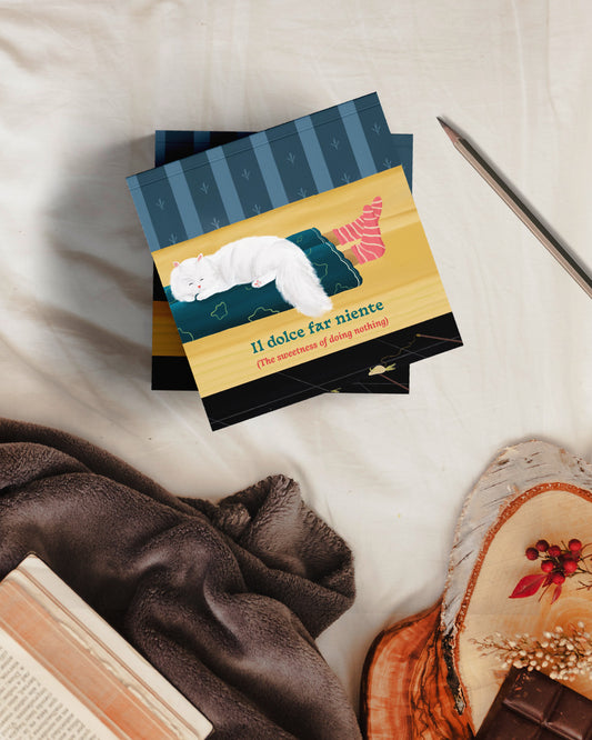 Il dolce far niente small notepad